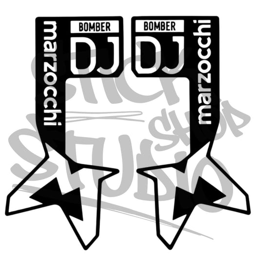 Naklejki na amortyzator Marzocchi Bomber DJ
