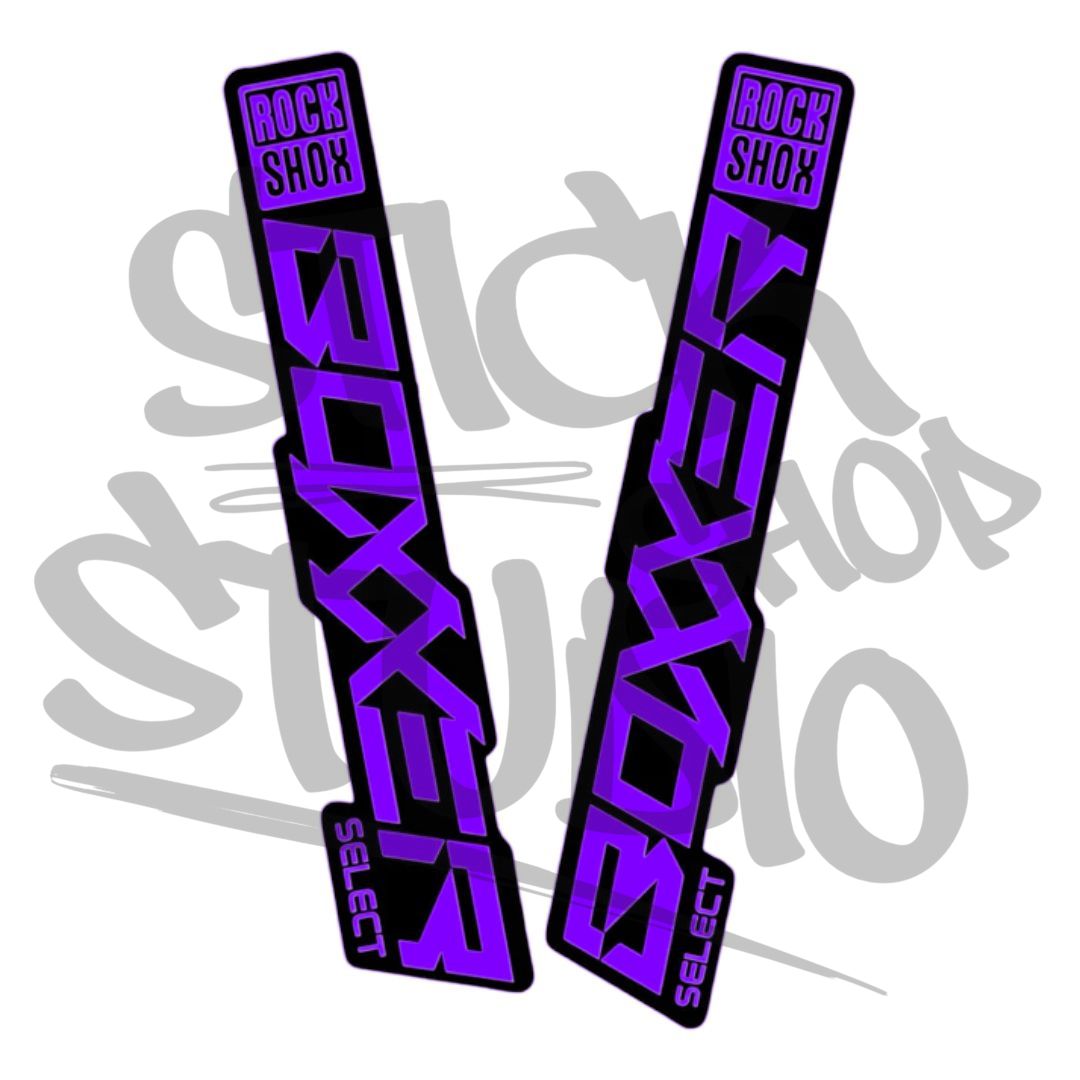 Naklejki na amortyzator Rock Shox Boxxer select