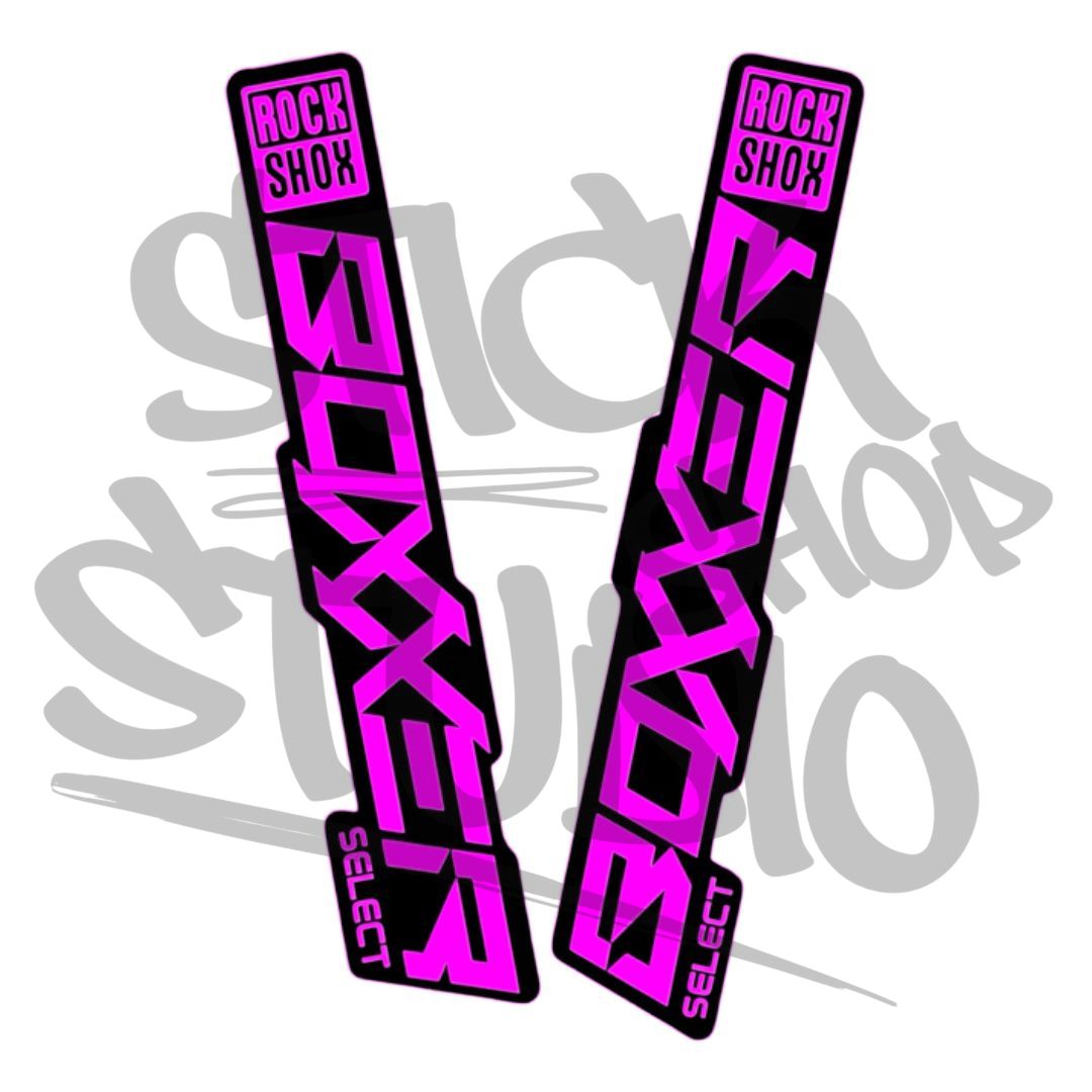 Naklejki na amortyzator Rock Shox Boxxer select