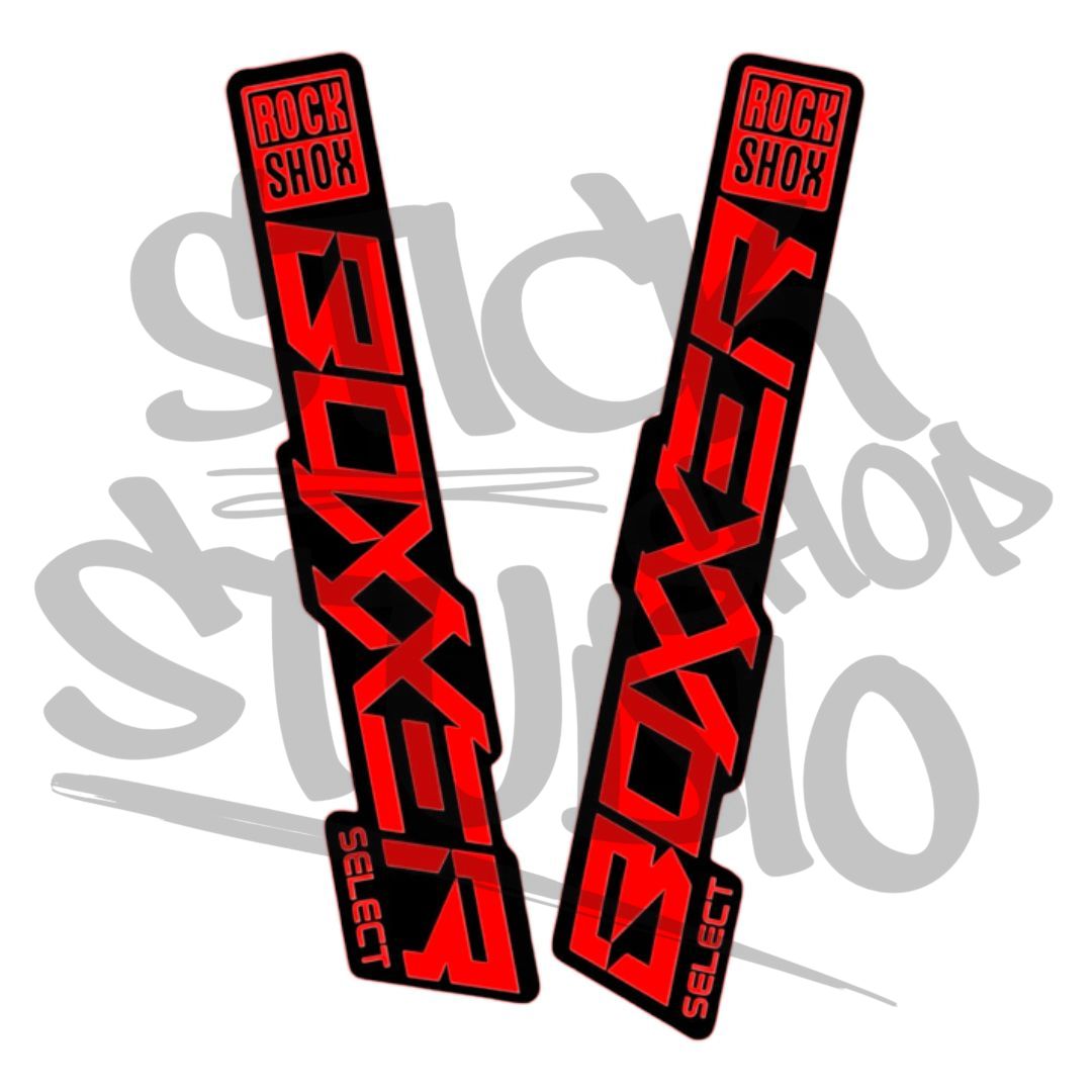 Naklejki na amortyzator Rock Shox Boxxer select