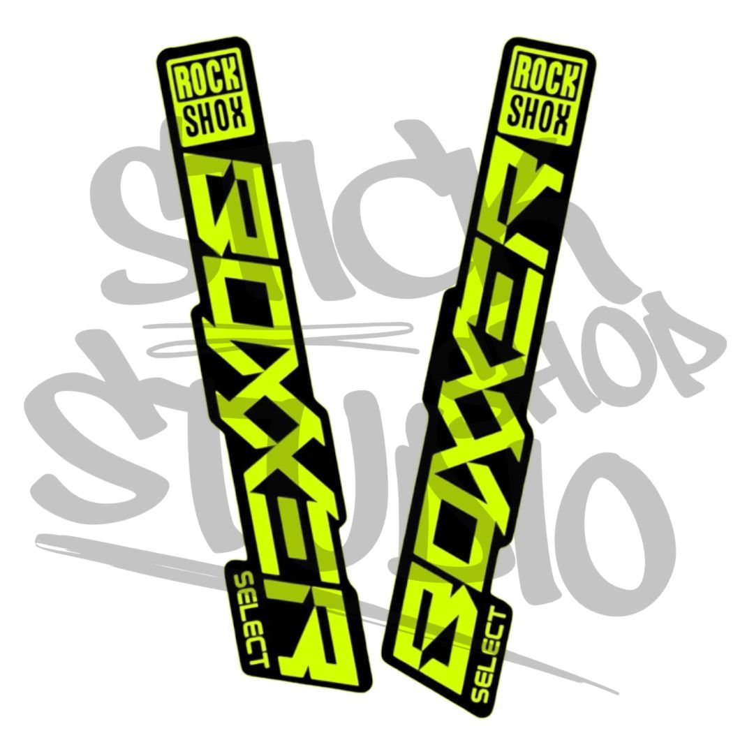 Naklejki na amortyzator Rock Shox Boxxer select