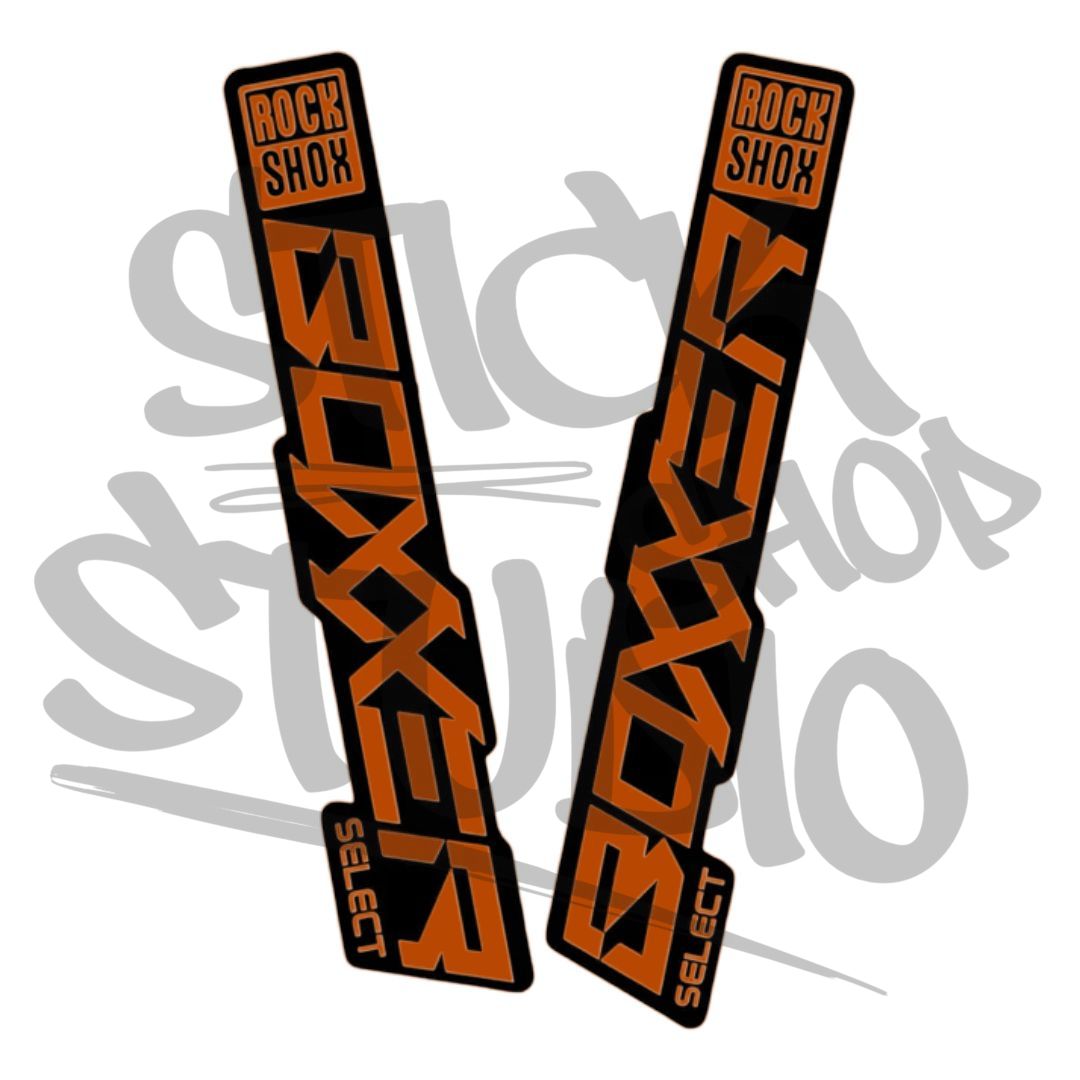 Naklejki na amortyzator Rock Shox Boxxer select