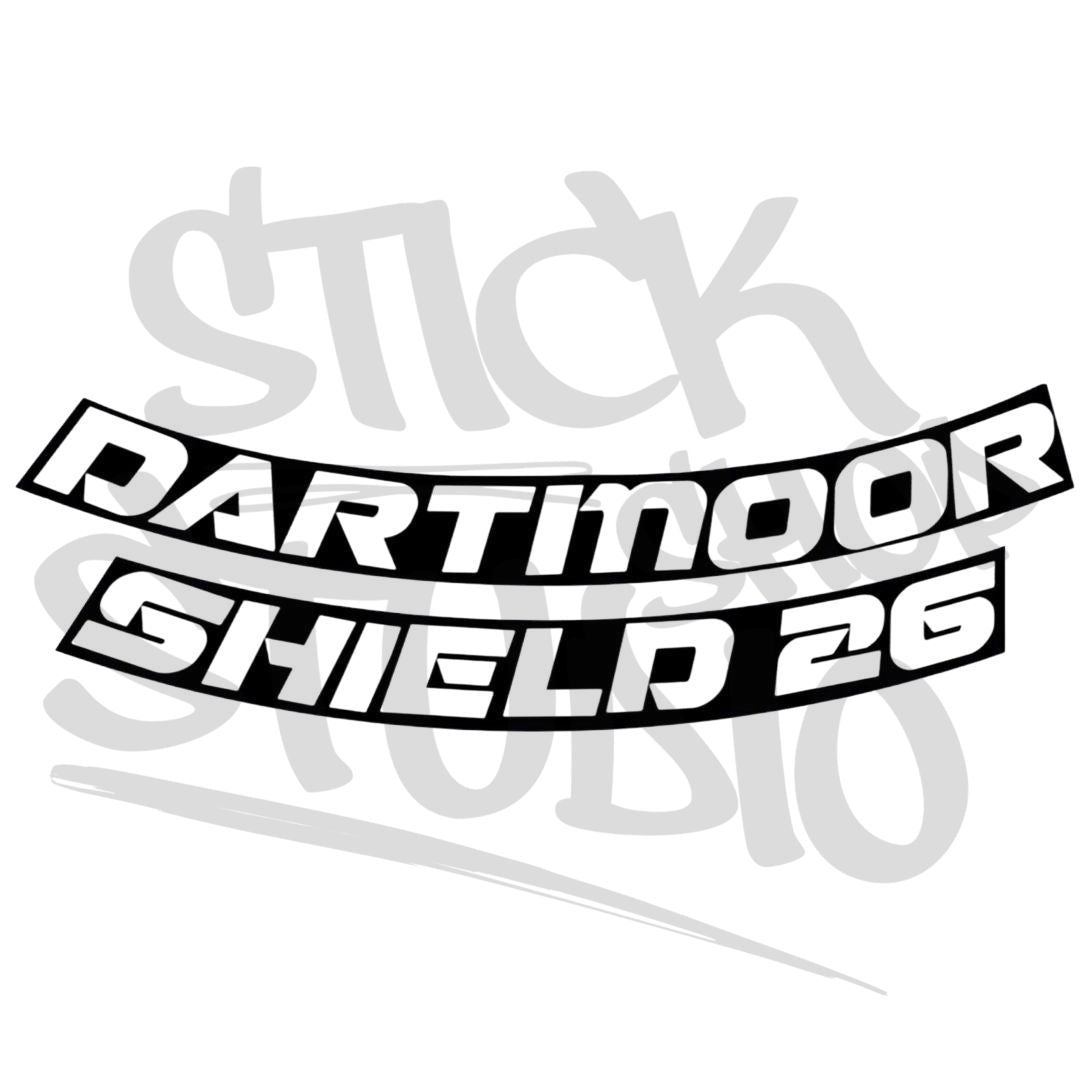 Naklejki na obręcze Dartmoor Shield 26