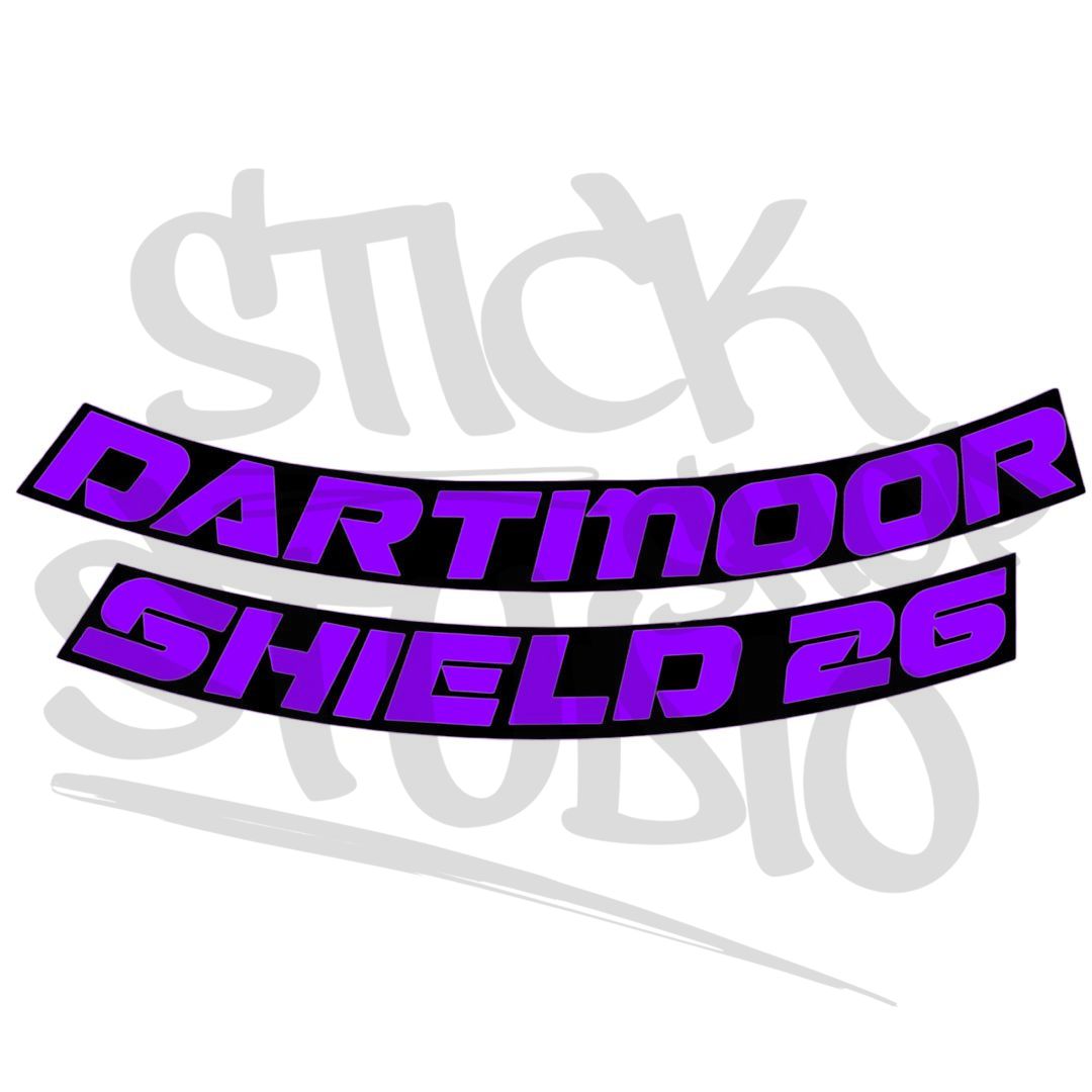 Naklejki na obręcze Dartmoor Shield 26