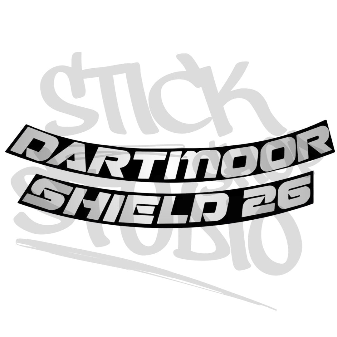 Naklejki na obręcze Dartmoor Shield 26