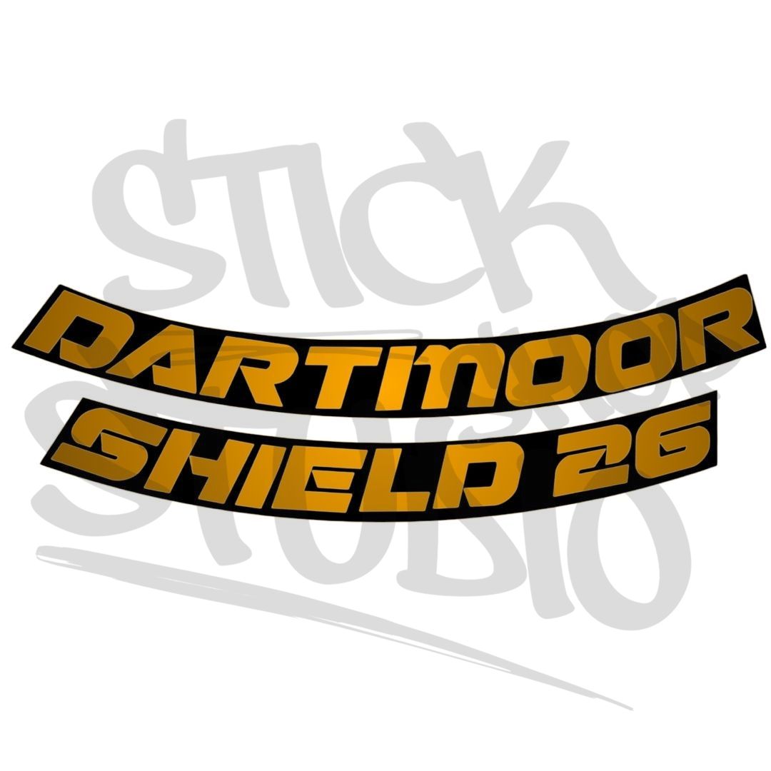 Naklejki na obręcze Dartmoor Shield 26