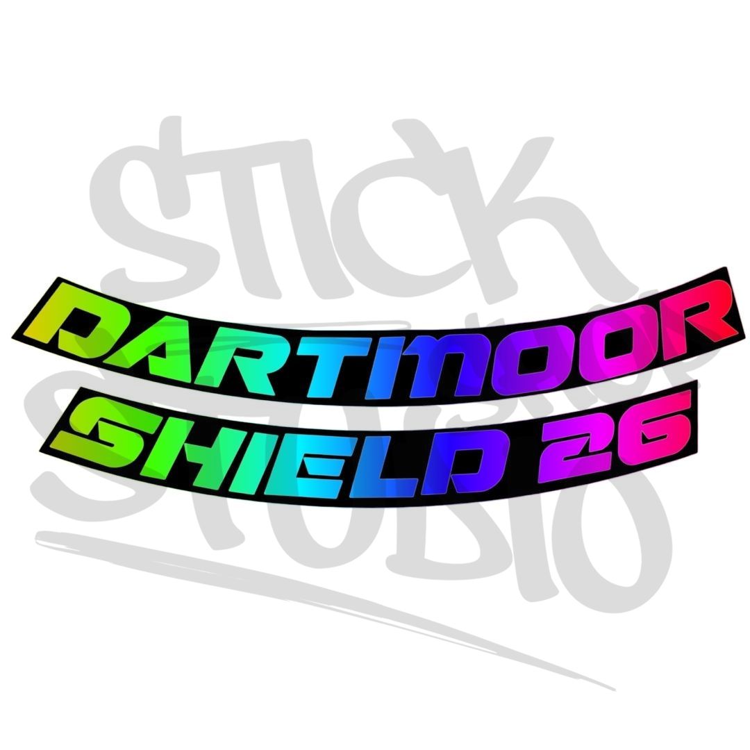 Naklejki na obręcze Dartmoor Shield 26