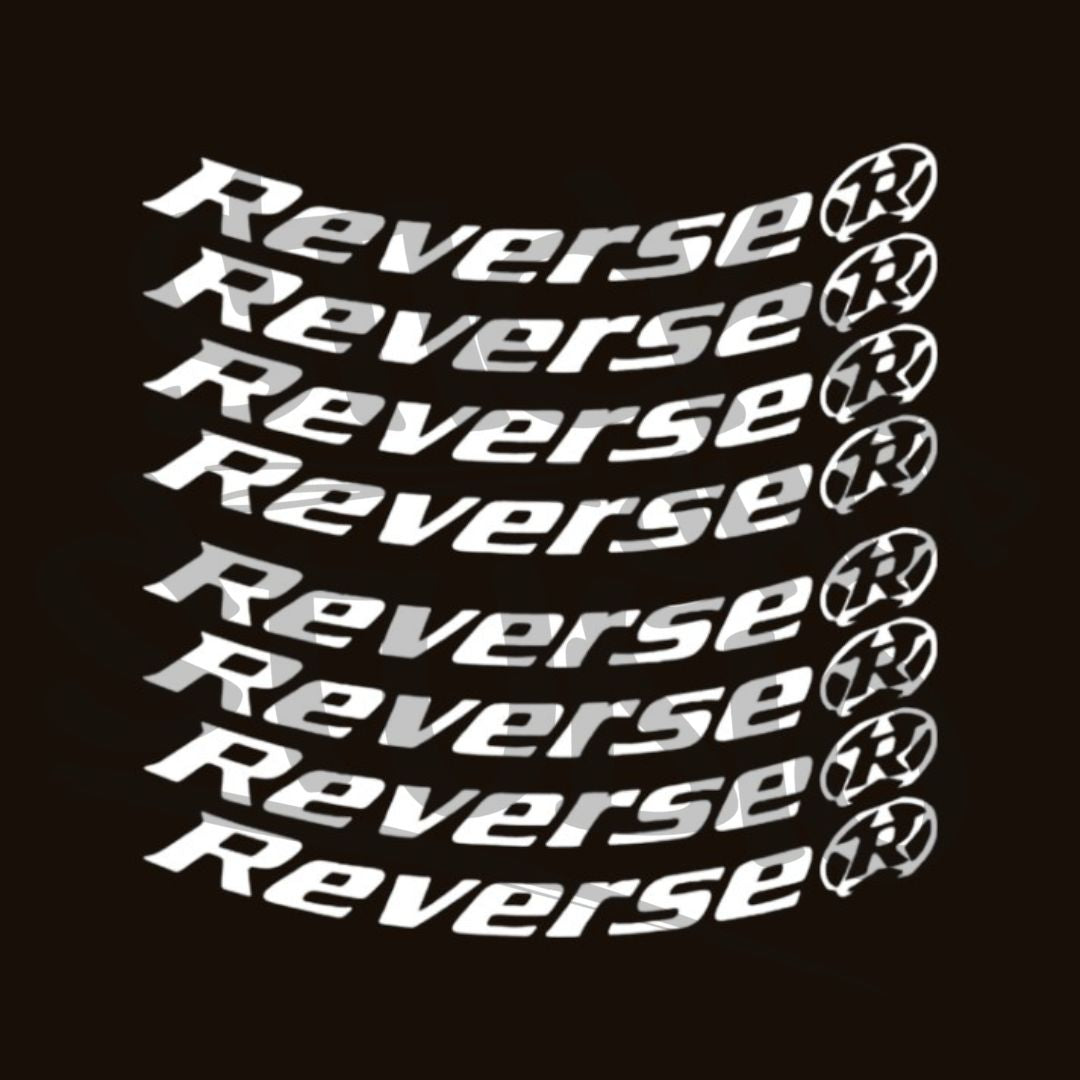 Naklejki na obręcz Reverse black one 26