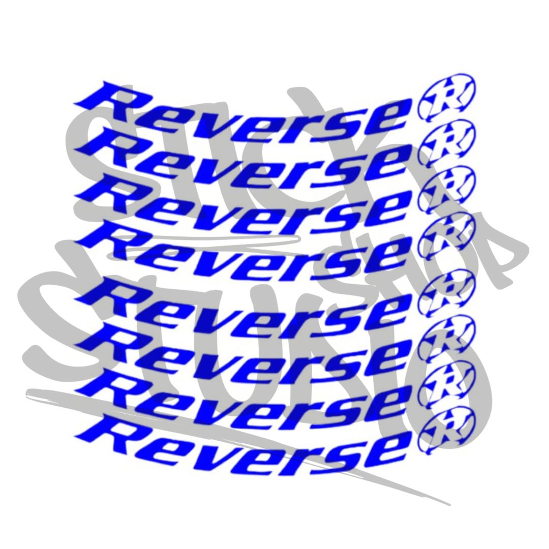 Naklejki na obręcz Reverse black one 26