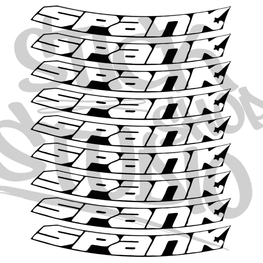 Naklejki na obręcz spank spike race 26