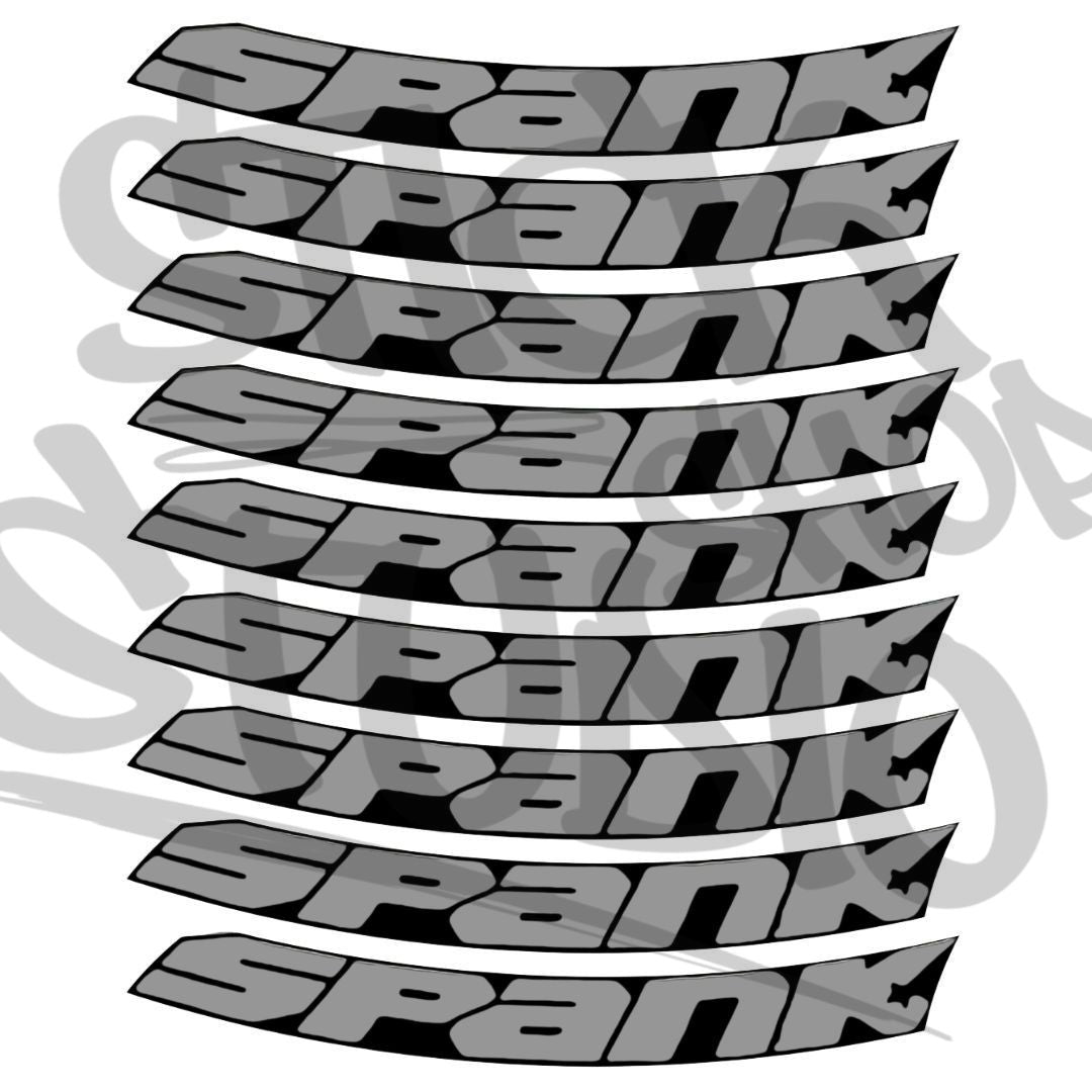 Naklejki na obręcz spank spike race 26