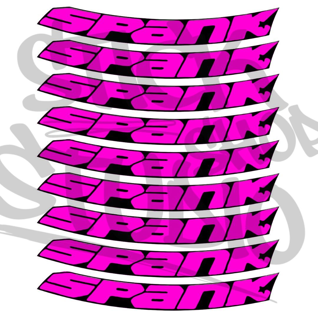 Naklejki na obręcz spank spike race 26