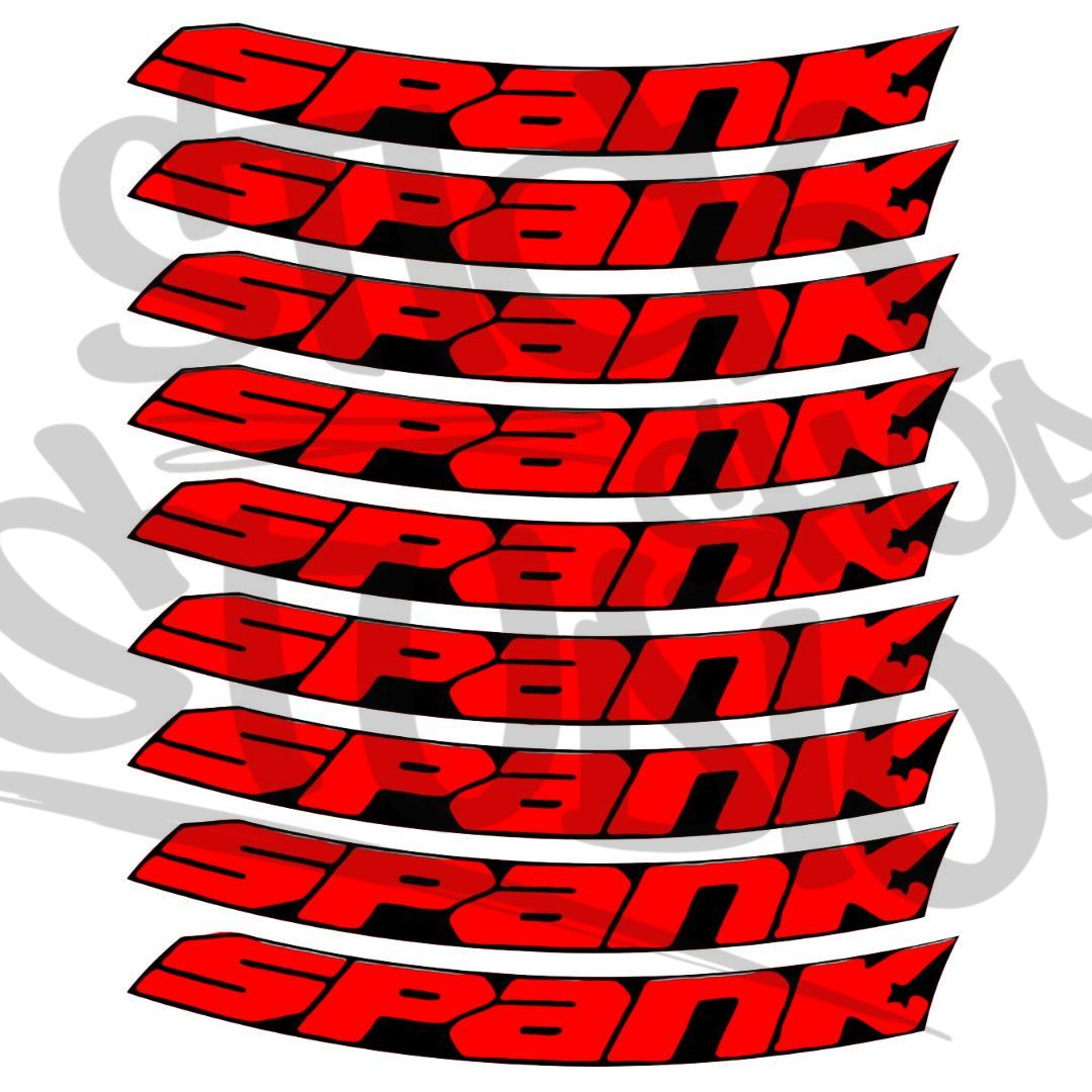 Naklejki na obręcz spank spike race 26