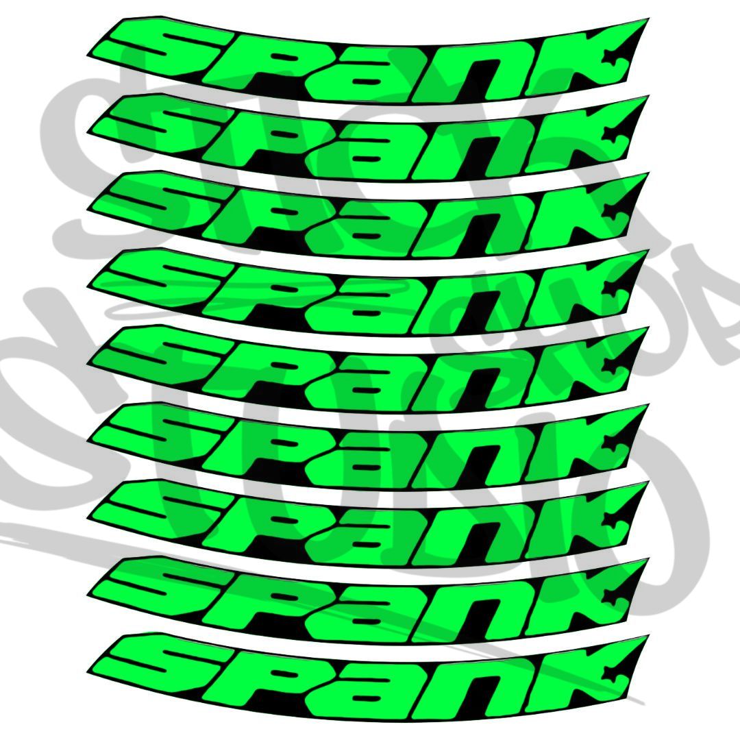 Naklejki na obręcz spank spike race 26