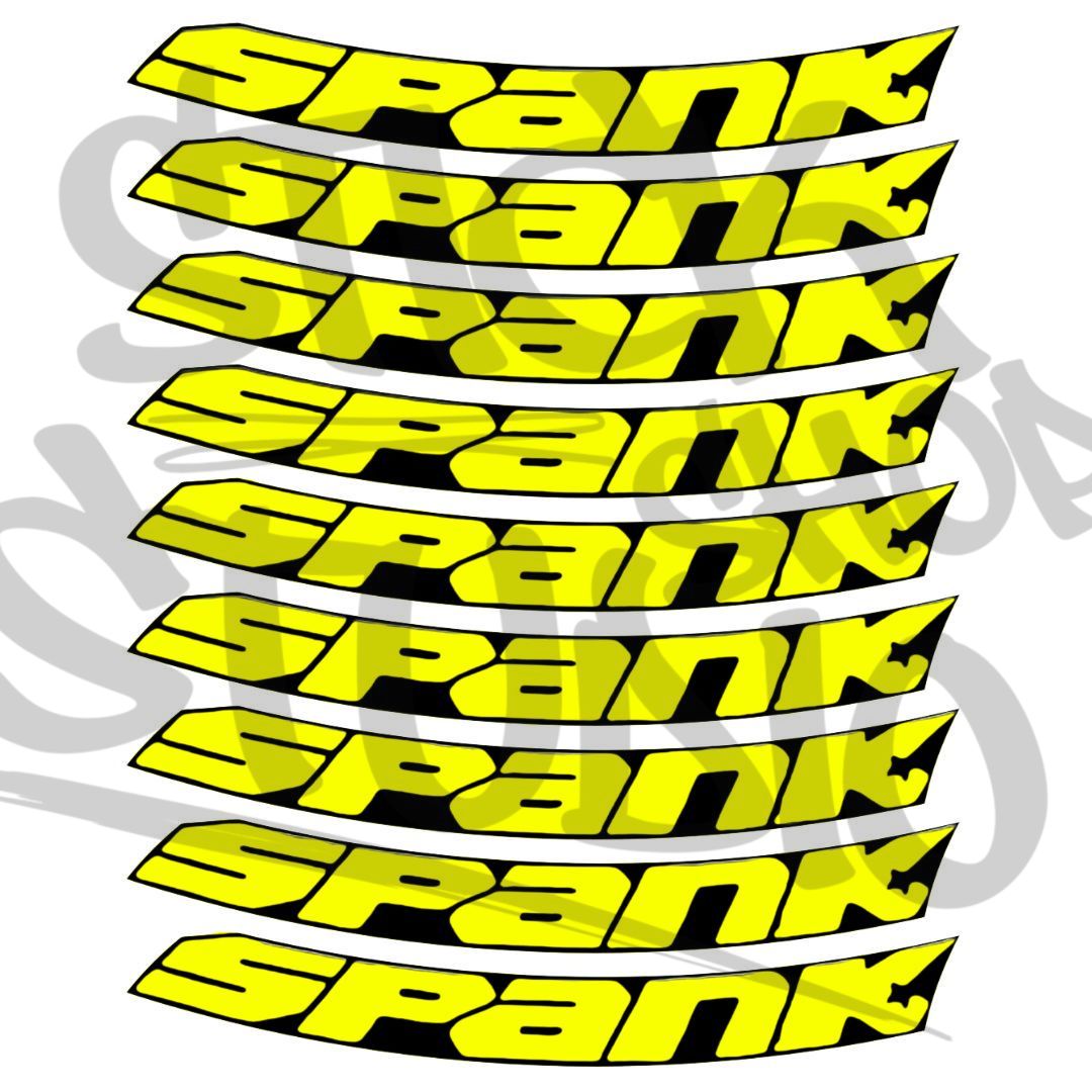 Naklejki na obręcz spank spike race 26