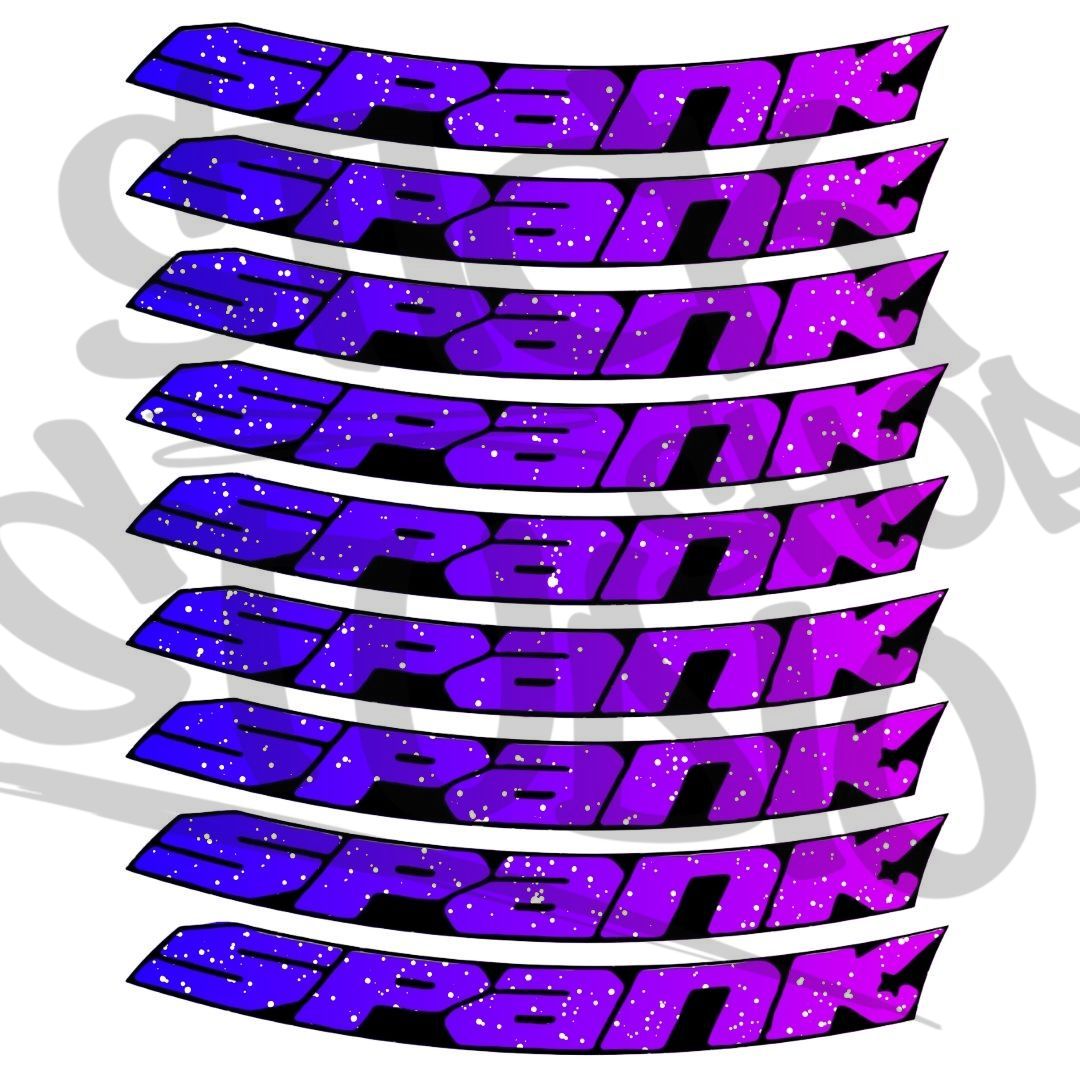 Naklejki na obręcz spank spike race 26