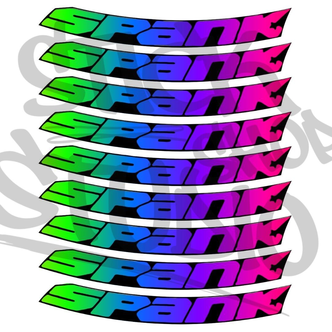 Naklejki na obręcz spank spike race 26