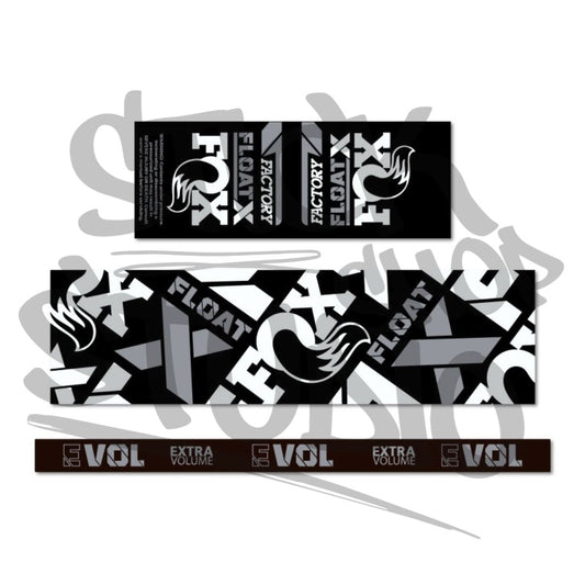 Naklejki na damper Fox Float X factory