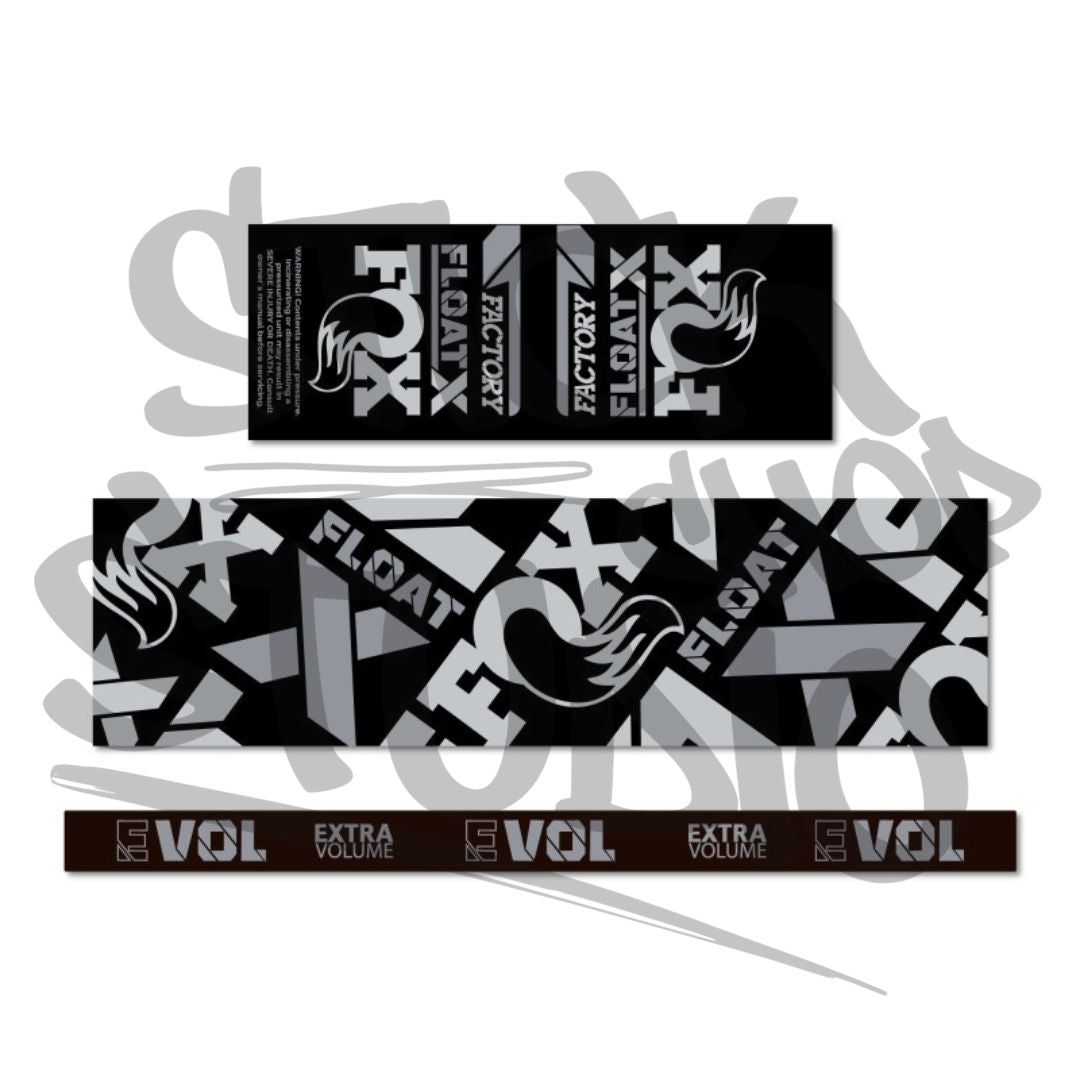 Naklejki na damper Fox Float X factory