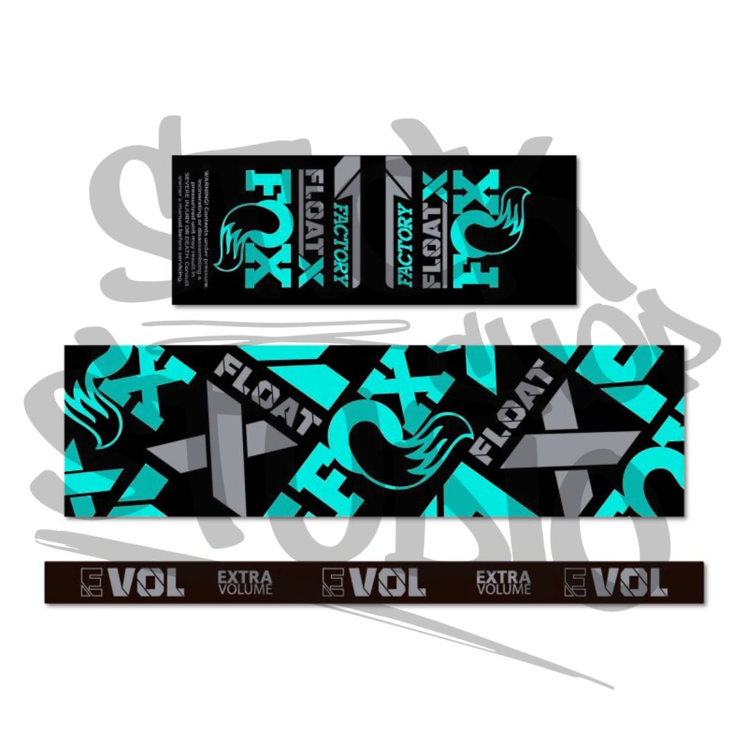 Naklejki na damper Fox Float X factory