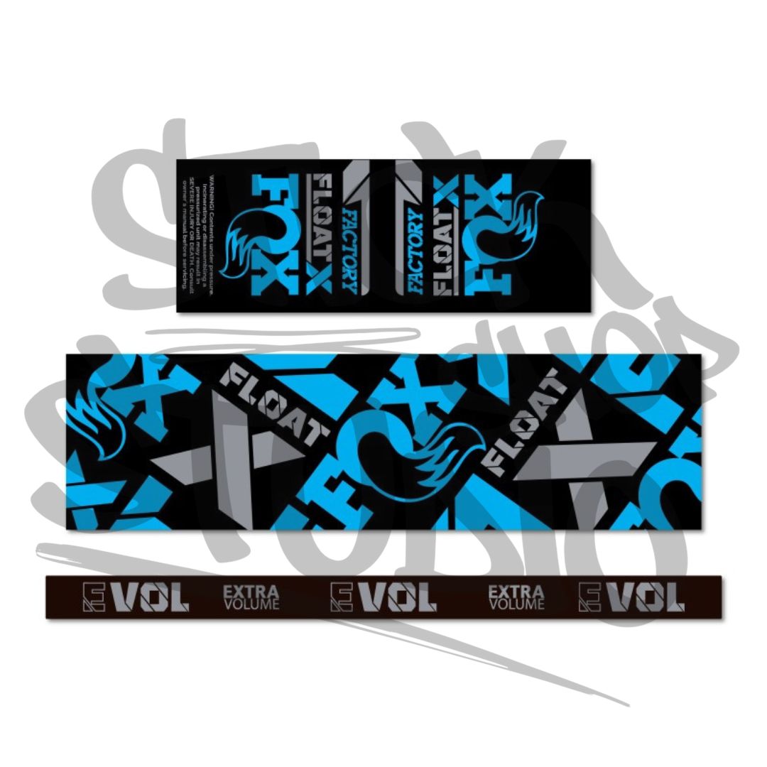 Naklejki na damper Fox Float X factory