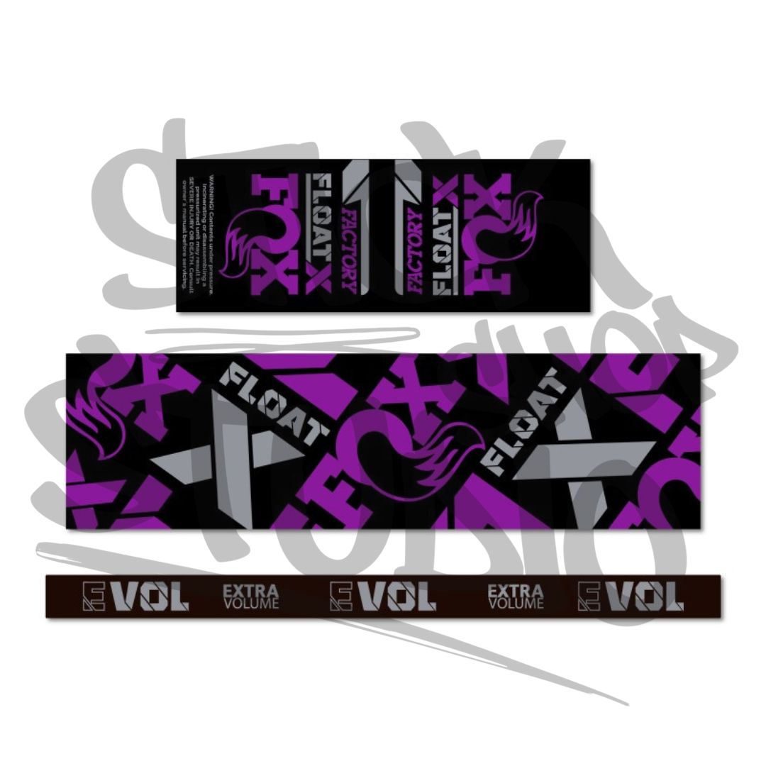 Naklejki na damper Fox Float X factory