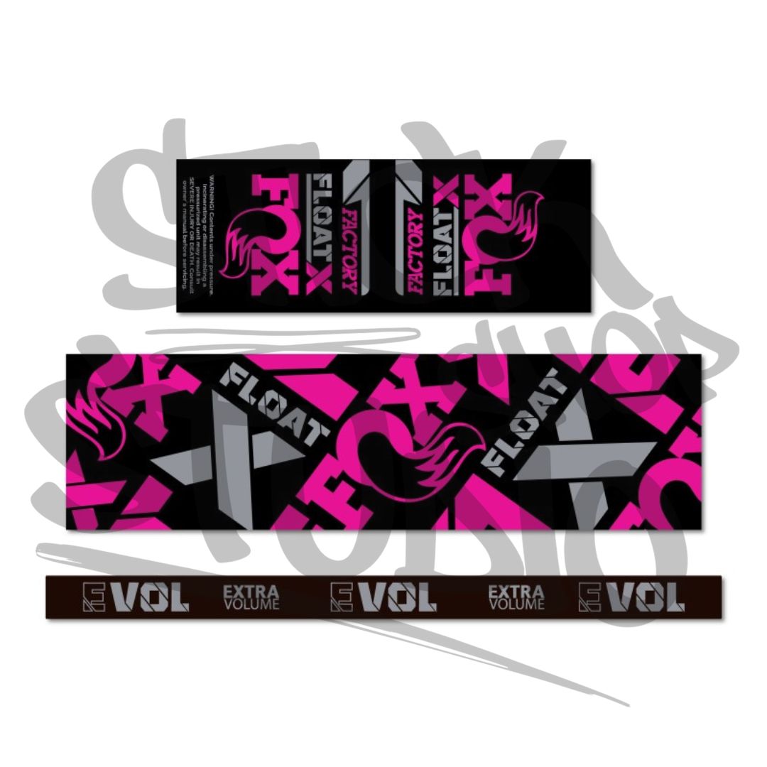 Naklejki na damper Fox Float X factory