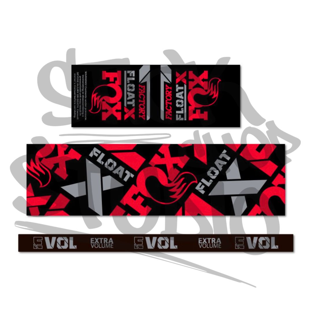 Naklejki na damper Fox Float X factory