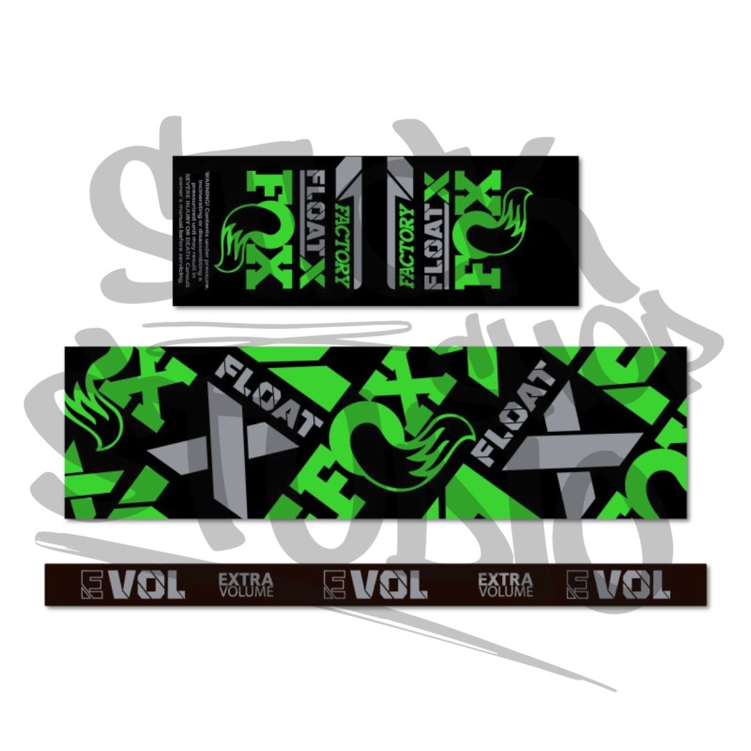 Naklejki na damper Fox Float X factory