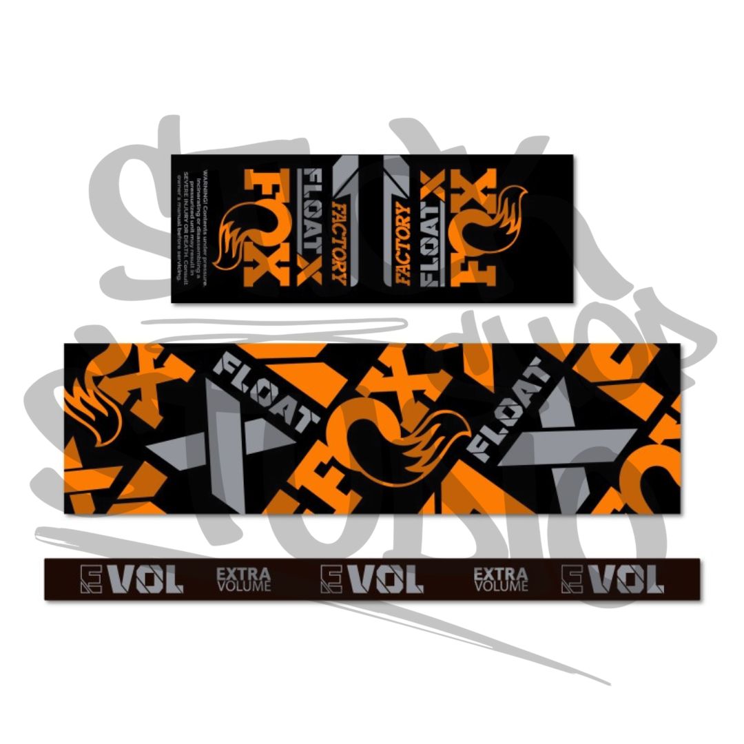 Naklejki na damper Fox Float X factory