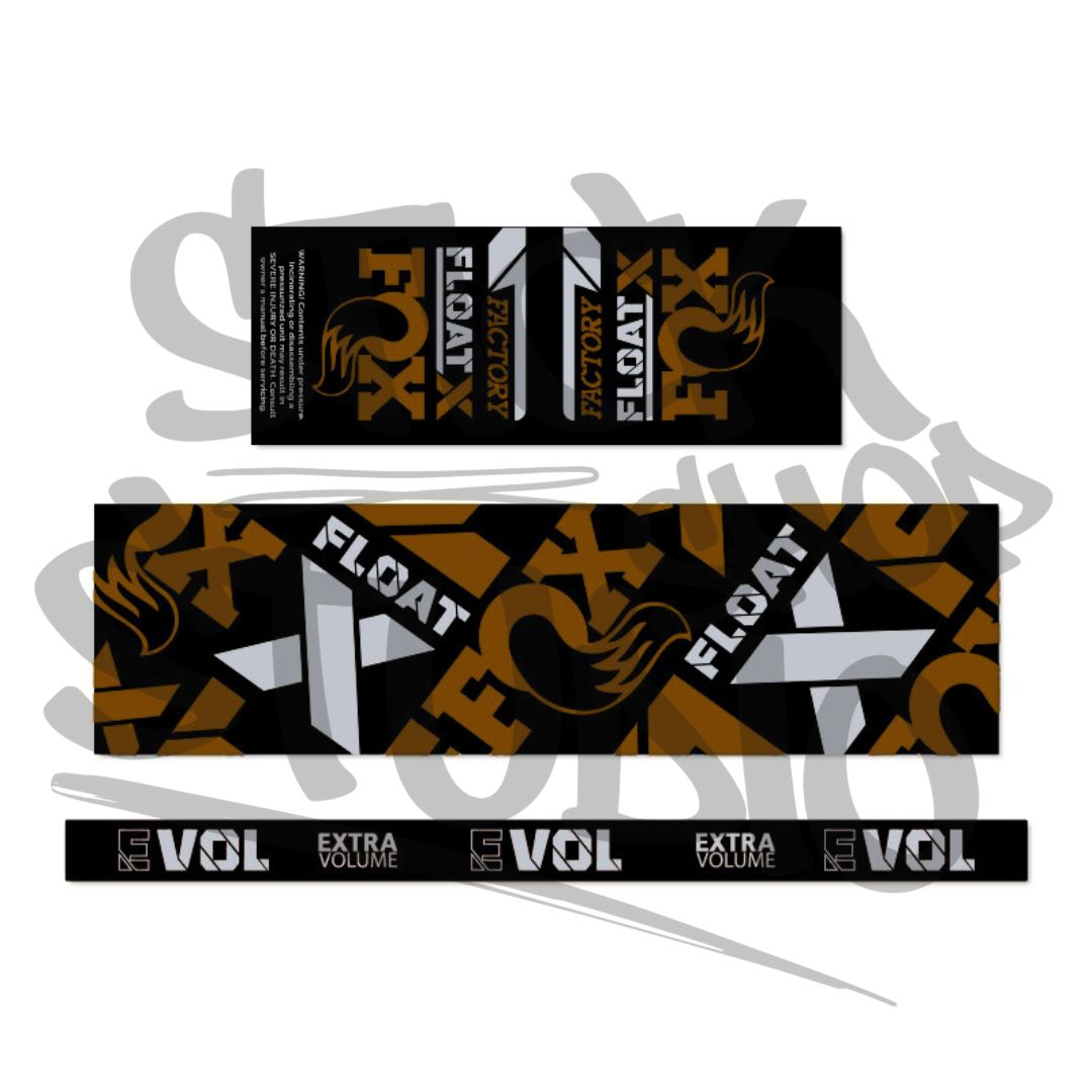 Naklejki na damper Fox Float X factory