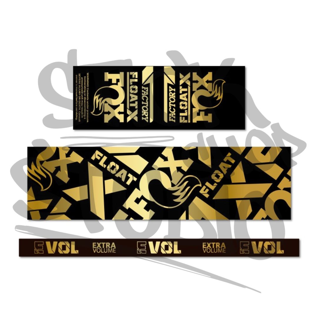 Naklejki na damper Fox Float X factory