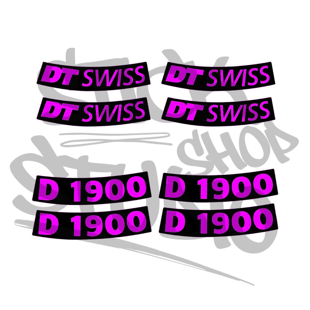 Naklejki na obręcze DT Swiss D1900