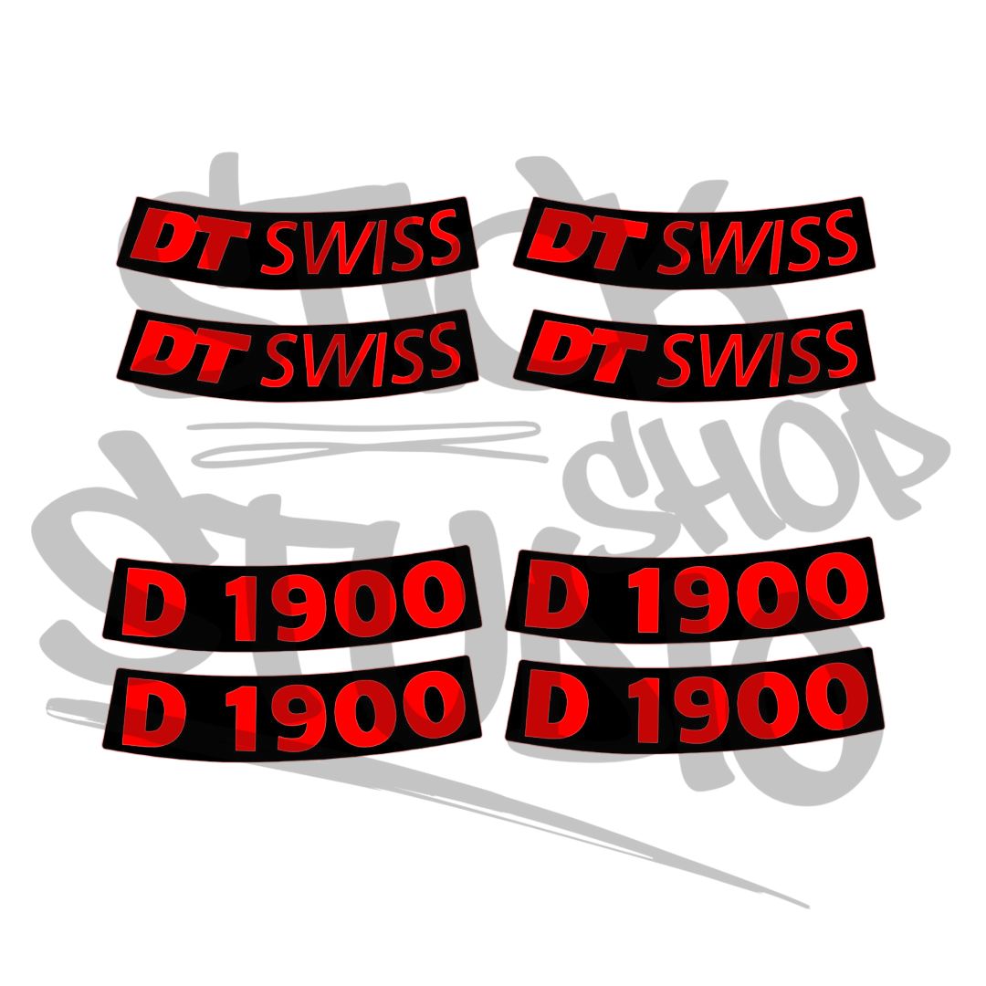 Naklejki na obręcze DT Swiss D1900