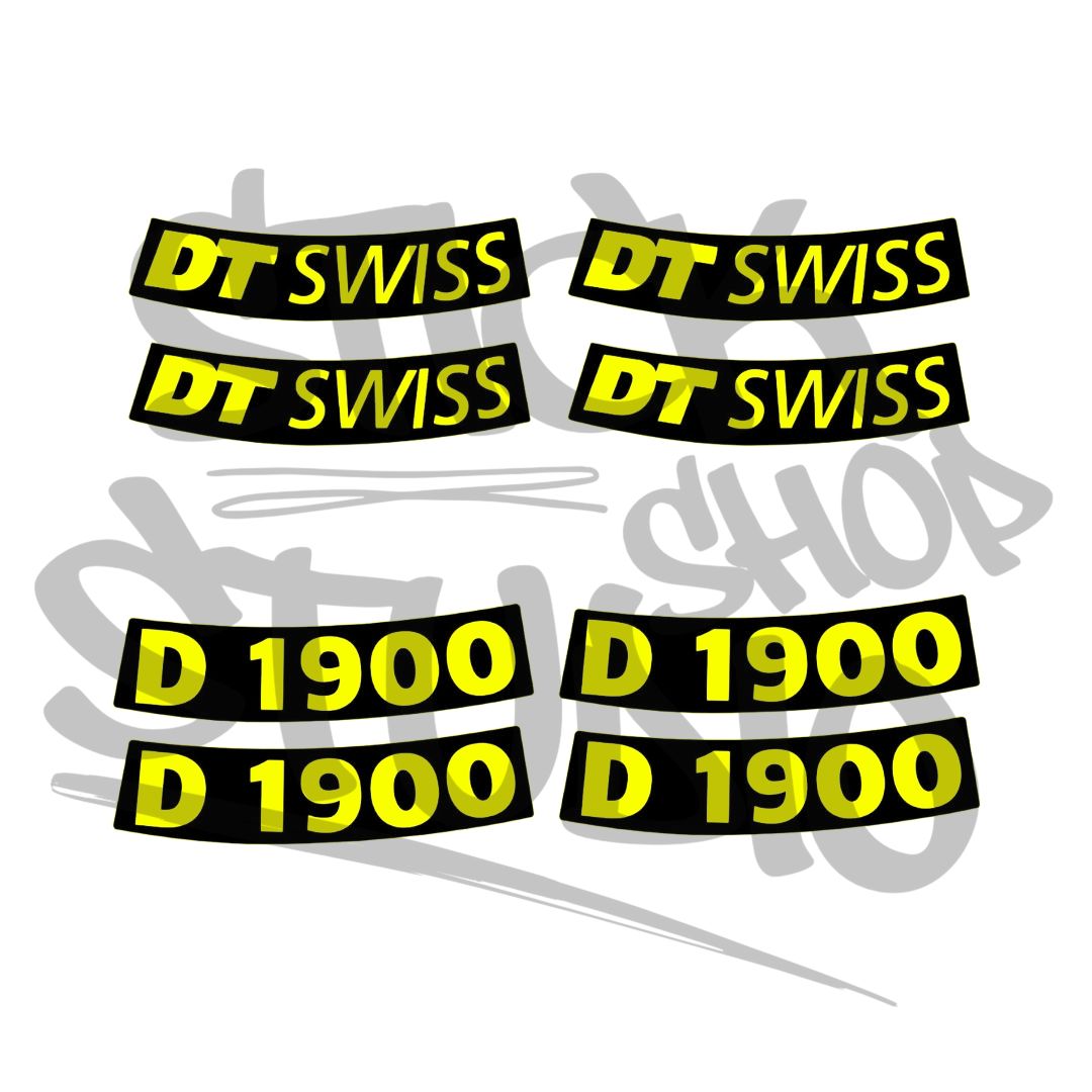 Naklejki na obręcze DT Swiss D1900