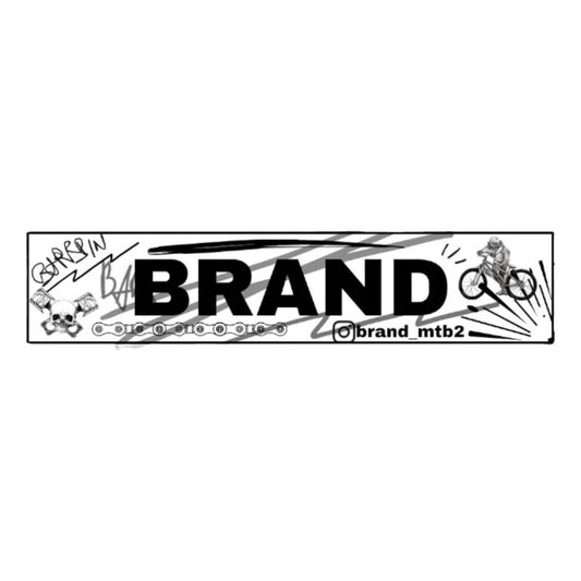 Naklejki "brand" long (5 szt.)