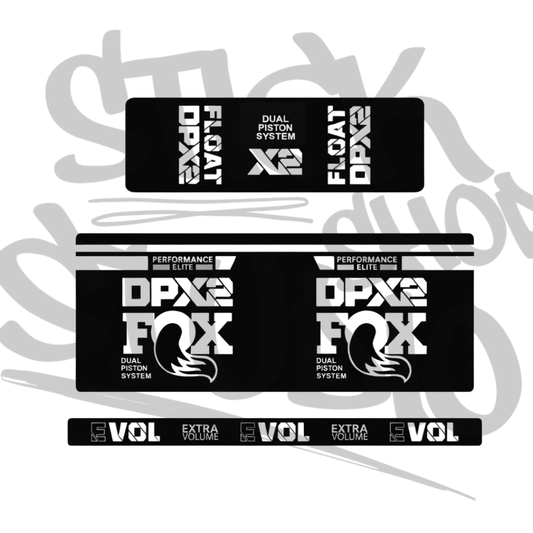 Naklejki na damper Fox Float DPX 2
