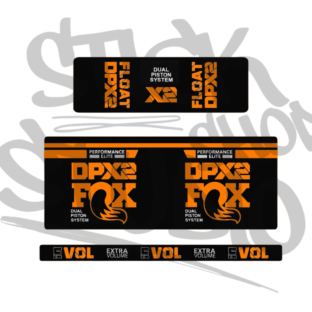 Naklejki na damper Fox Float DPX 2