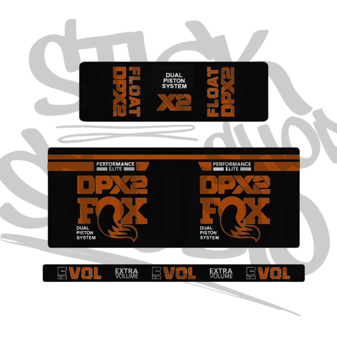 Naklejki na damper Fox Float DPX 2