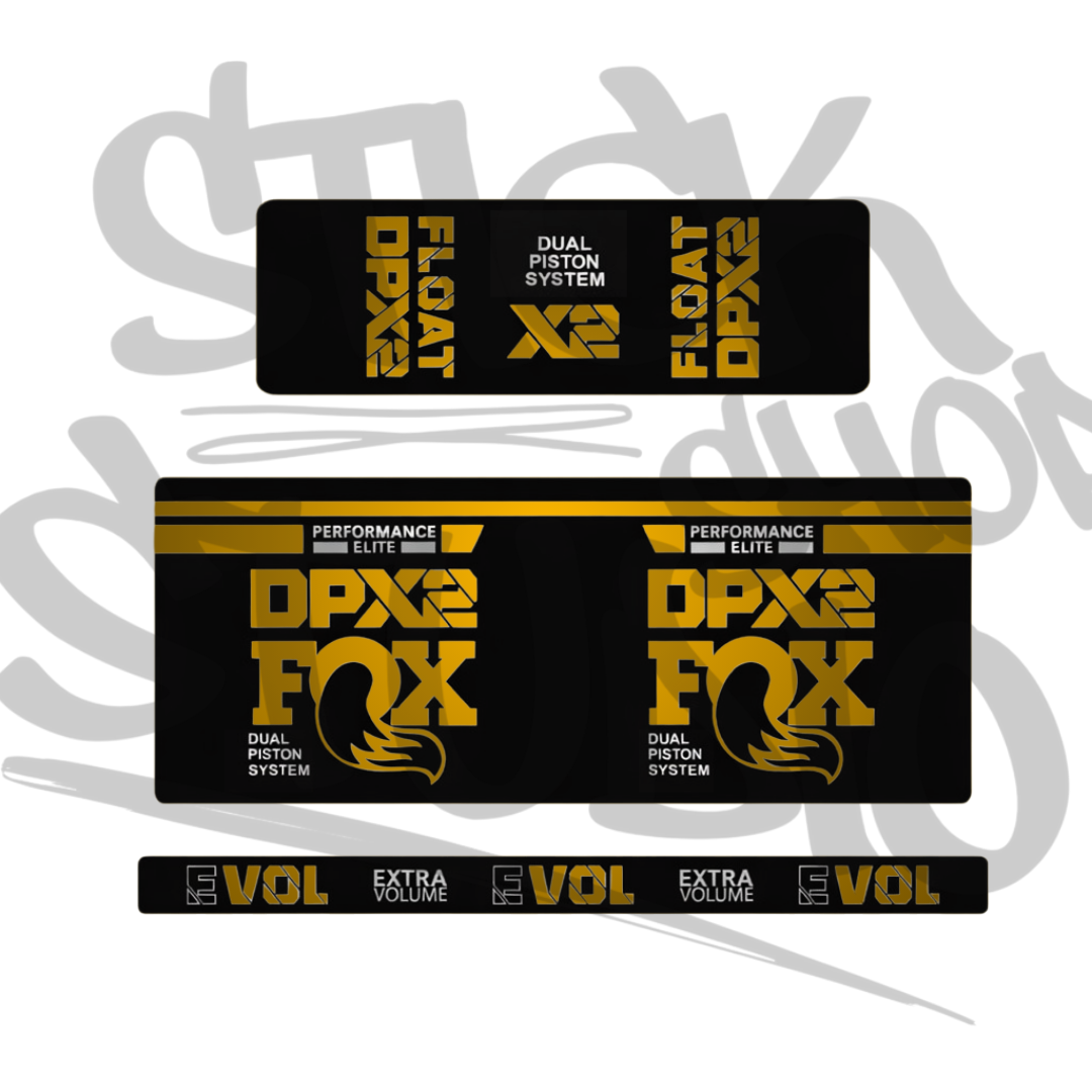 Naklejki na damper Fox Float DPX 2