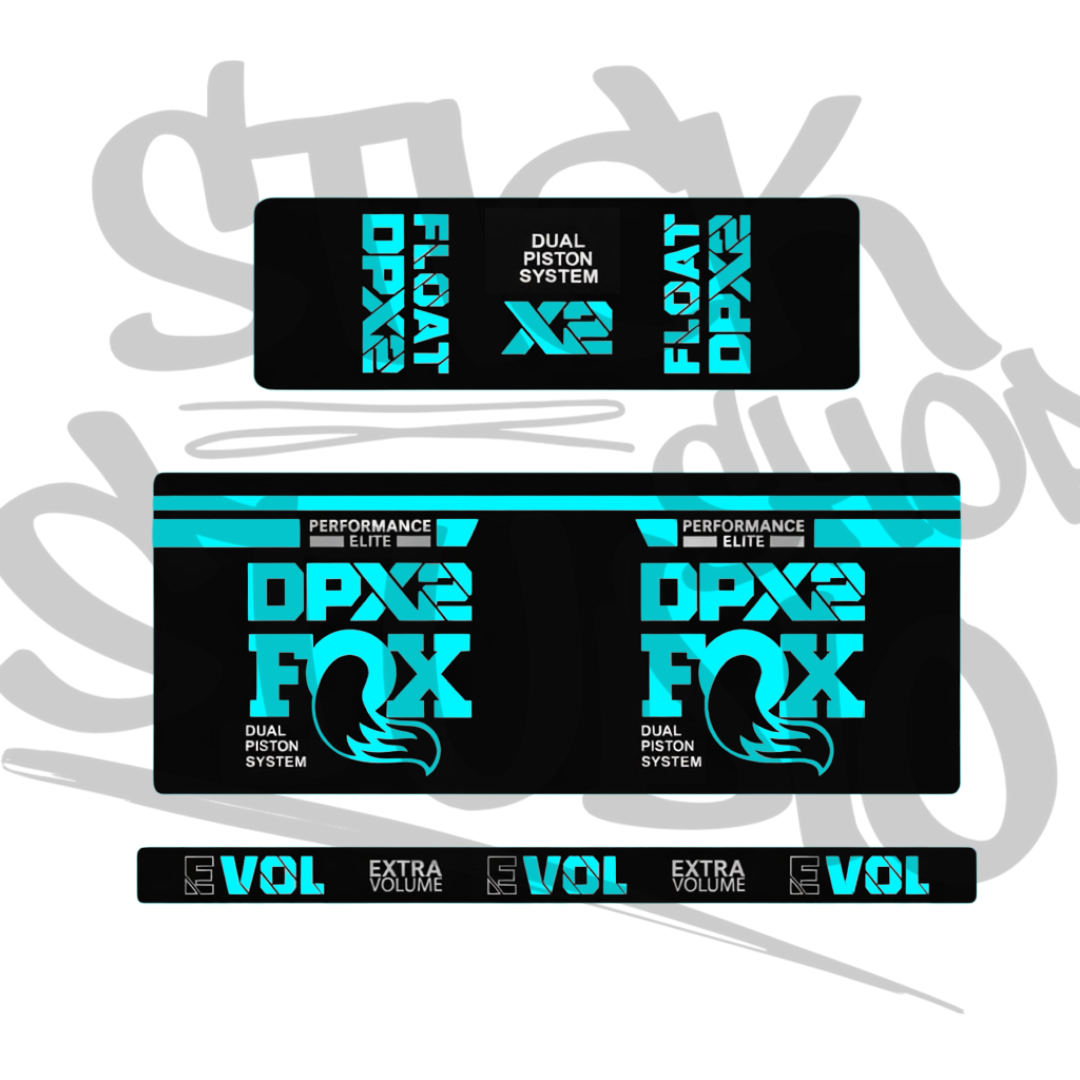 Naklejki na damper Fox Float DPX 2
