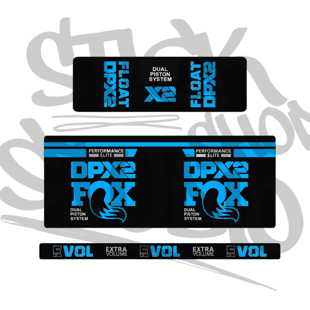 Naklejki na damper Fox Float DPX 2