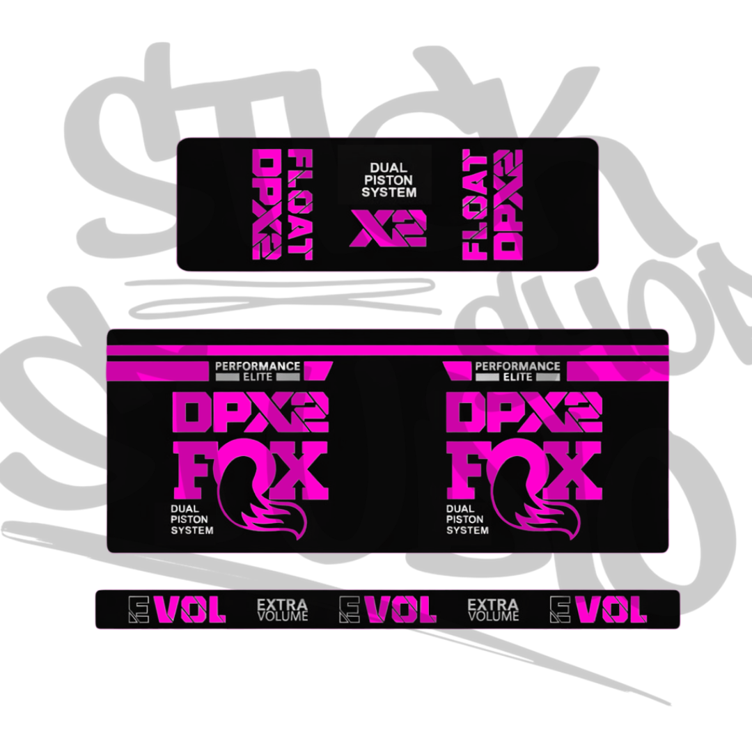 Naklejki na damper Fox Float DPX 2