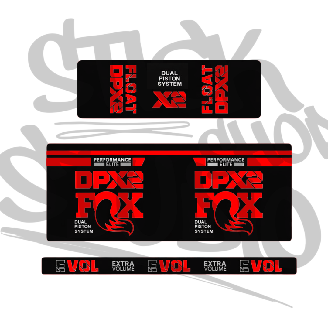 Naklejki na damper Fox Float DPX 2