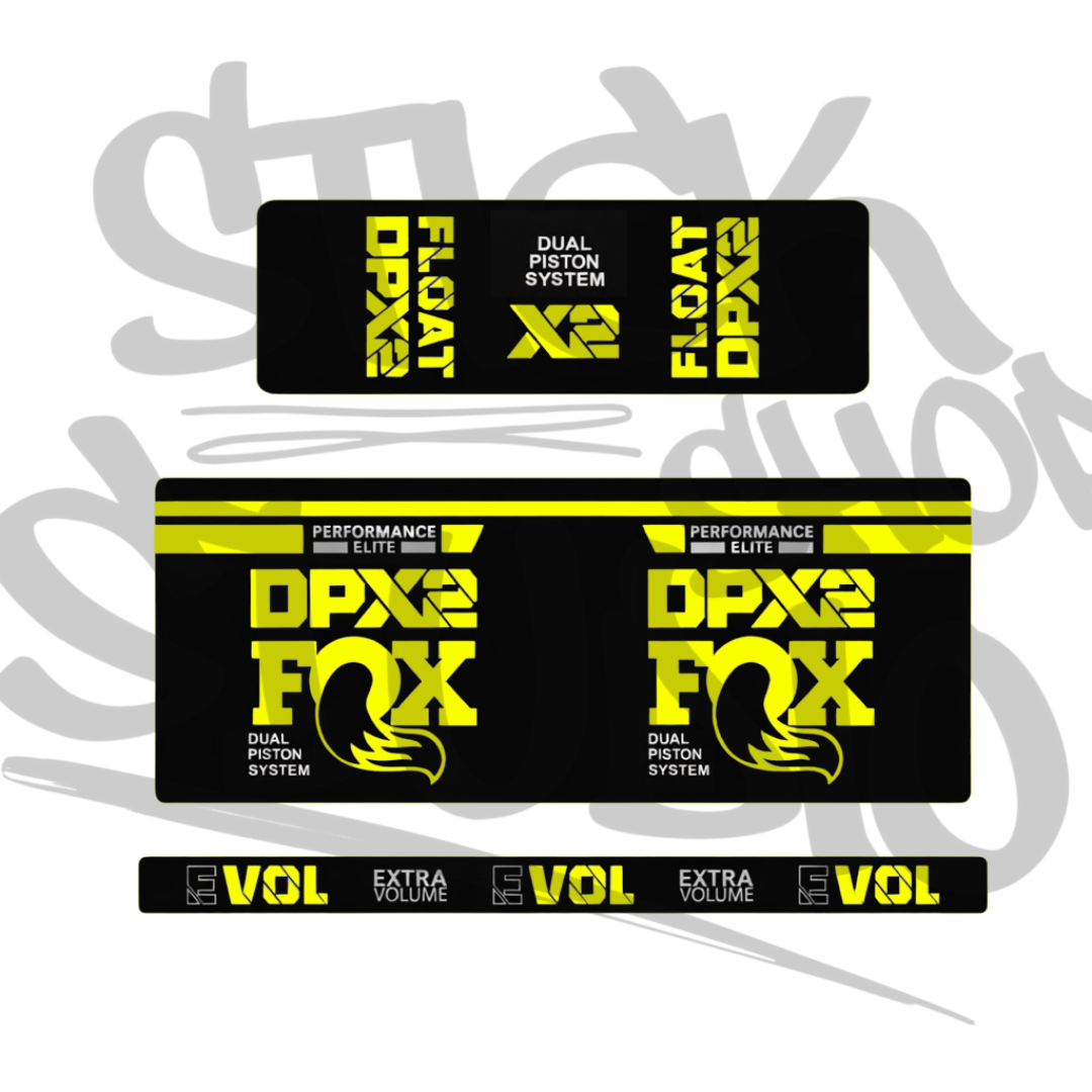 Naklejki na damper Fox Float DPX 2
